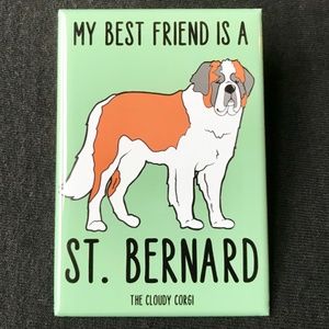 St. Bernard Magnet Handmade Dog Gifts & Home Decor